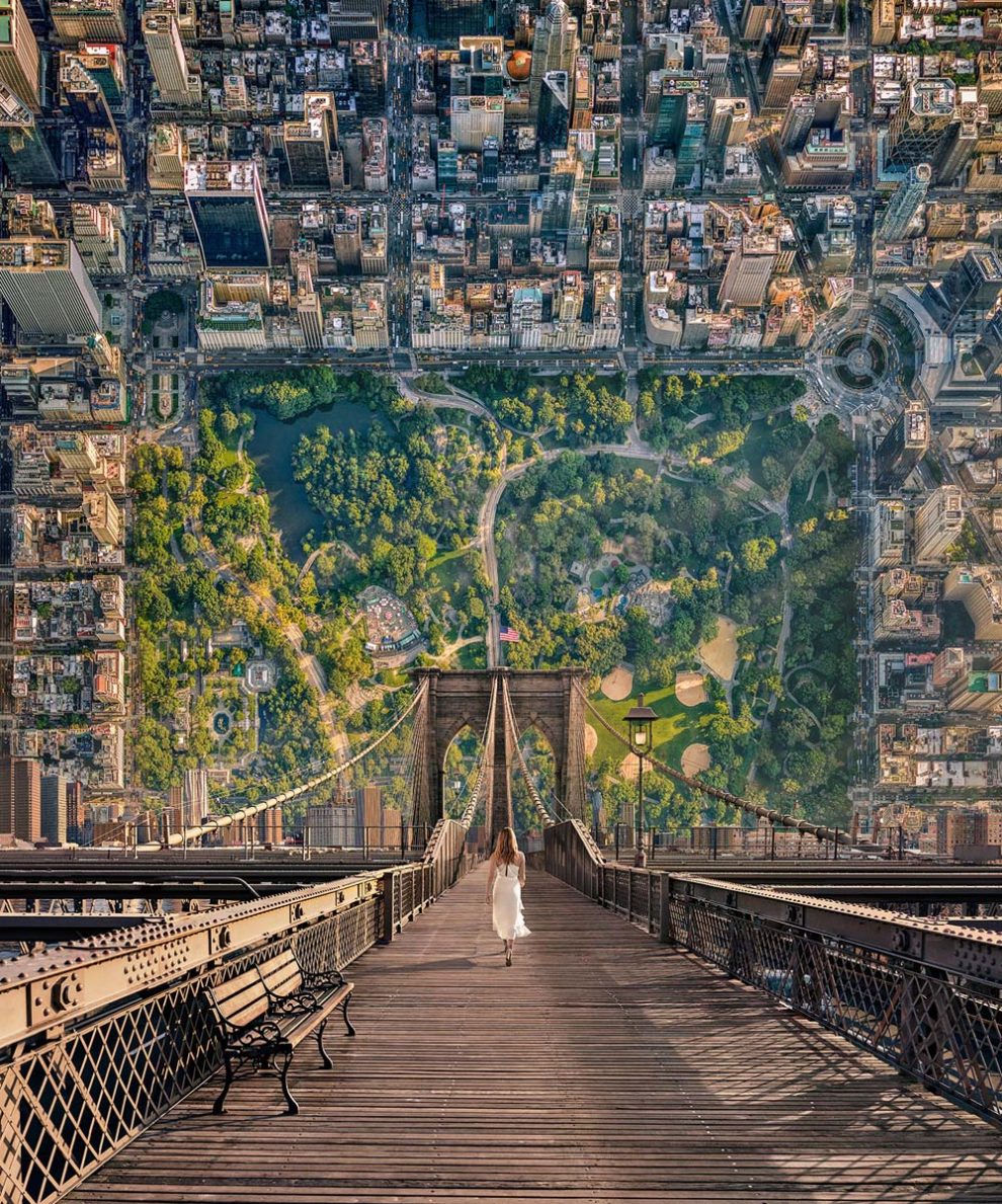 Fotografia Criativa e de Perspectiva por Cream Electric Art